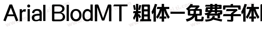 Arial BlodMT 粗体字体转换
